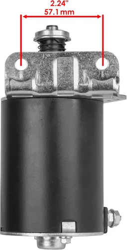 Miniatura 3 de Caltric Motor de arranque compatible con John Deere 92H D125 D130 D140 D155 D160 MIA13038 / engranaje de acero de 15 dientes