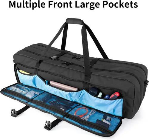 Miniatura 4 de samdew Funda para telescopio, bolsa de telescopio de doble capa para almacenamiento de telescopios astronómicos, funda acolchada de transporte