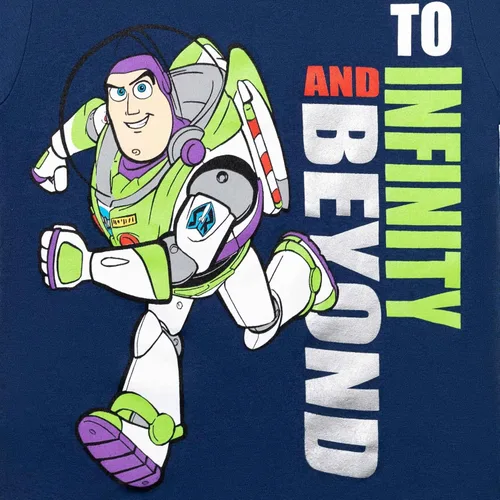 Miniatura 4 de Disney Pixar Toy Story Woody Buzz Lightyear Bo Peep Rex camiseta atlética pantalones cortos de malla conjunto de bebé a niño grande