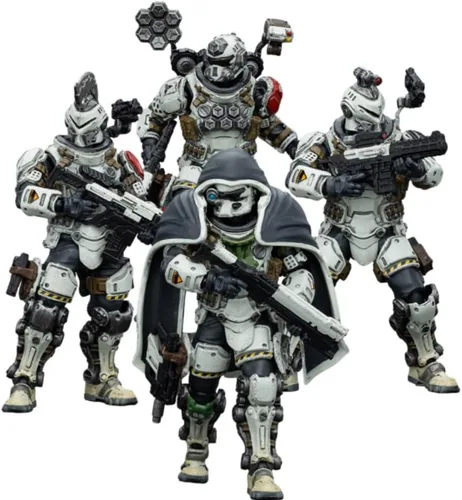 JoyToy 1/18 - Juego de 4 figuras de acción de mecha, fuerzas expedicionarias de dolor, 9ª legión, compañía de asalto, sargento mayor, asaltante,