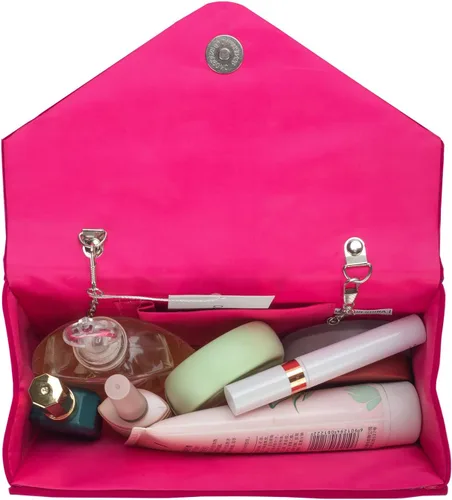 Miniatura 6 de CurvChic Bolso de noche para mujer, bolso de mano de ante sintético, bolso de fiesta, bolso de graduación nupcial