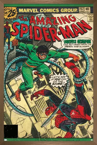 Miniatura 10 de Marvel Comics Spider-Man - Póster de pared Amazing Spider-Man #157, 34 pulgadas de largo x 22.4 pulgadas de ancho, versión premium sin marco