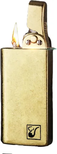 Kerosene - Encendedor de cobre con resorte de metal resistente al viento, ancla de encendido vintage de latón con caja de regalo para hombres