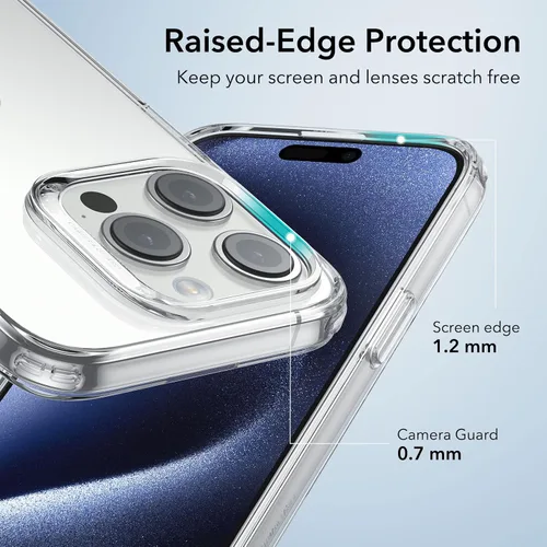 Miniatura 3 de ESR Funda Transparente para iPhone 14 Plus, Funda de Silicona Delgada a Prueba de Golpes, Resistente al Amarilleo, Funda de Teléfono TPU