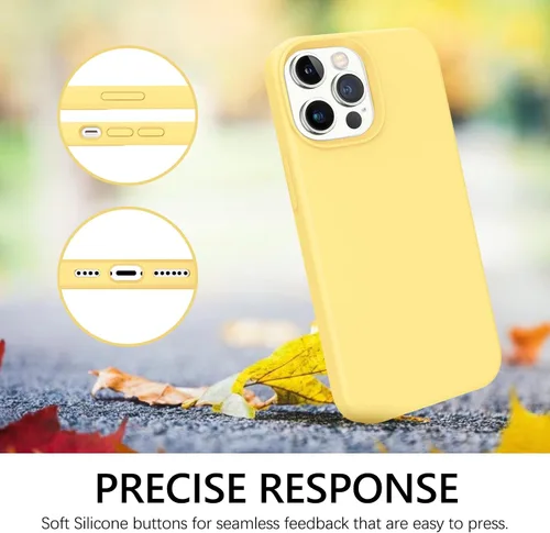 Miniatura 255 de GUAGUA Funda compatible con iPhone 17 Pro Max de 6.9 pulgadas, silicona líquida, goma de gel suave, delgada, forro de microfibra delgada