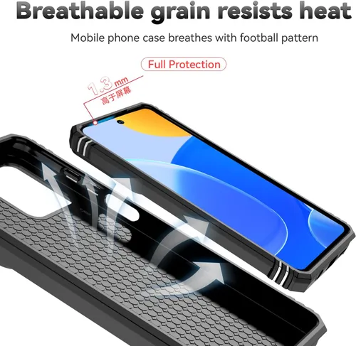 Miniatura 7 de SunStory Funda para teléfono Motorola Moto G Stylus 5G 2023 con protector de pantalla HD y cubierta deslizante para la cámara y patas de apoyo, Negro