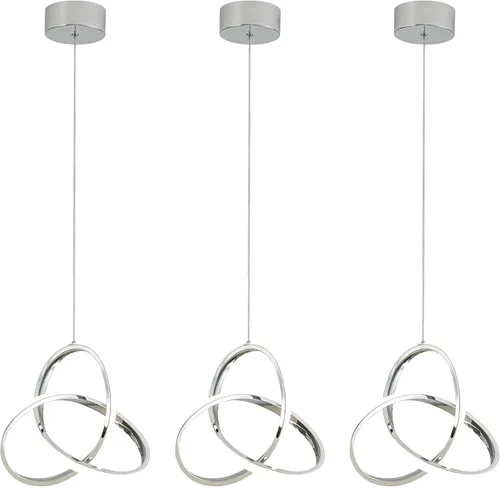 Miniatura 14 de MAYNA Lámpara Colgante LED en Espiral, Candelabro LED Moderno de 18W, 4000K Lámpara Colgante de Altura Ajustable para Cocina, Sala de Estar