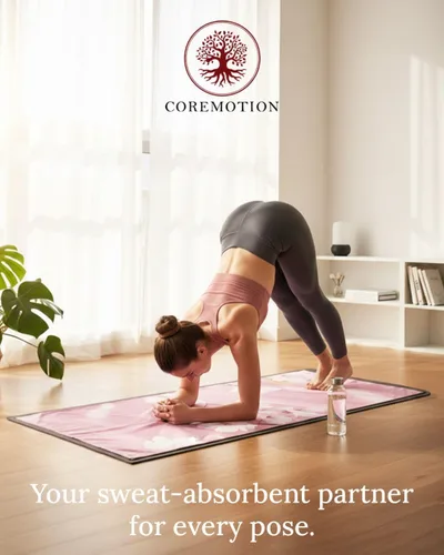 Miniatura 6 de Toalla antideslizante para esterilla de yoga caliente para yoga, toalla de yoga lavable a máquina con agarre de silicona, secado rápido y súper