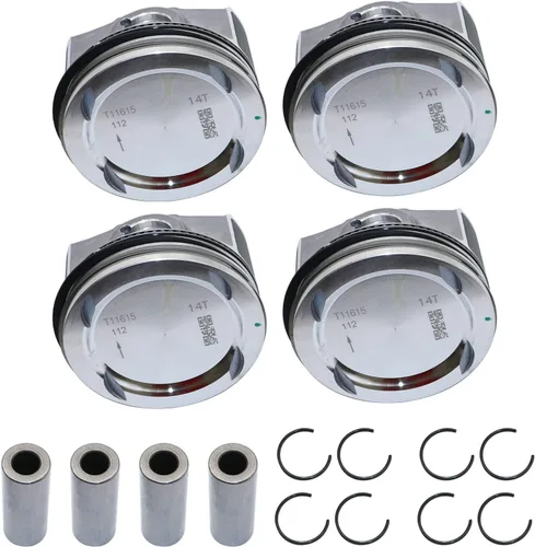 Miniatura 6 de SecosAutoparts Kit de pistón y pasador de pistón, anillo de pistón y anillo de presión para Buick Encore 2013-2020 para Chevrolet Cruze 2011-2015