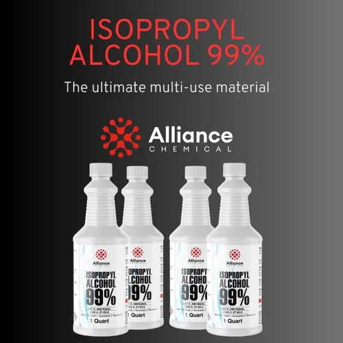 Miniatura 7 de Alcohol isopropílico 99% - Botella de 1 cuarto de galón - Alcohol concentrado de alta pureza para una limpieza eficaz - Secado rápido, IPA de origen