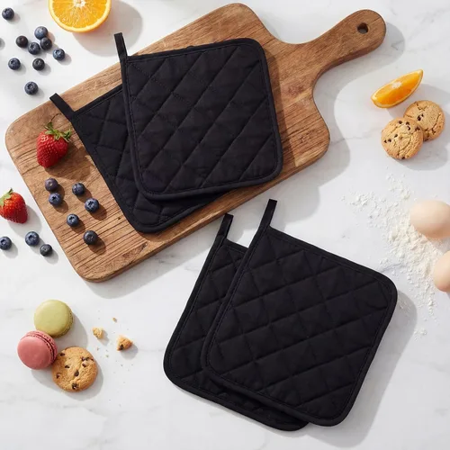 Miniatura 6 de Uiifan 30 soportes para ollas de algodón para cocina, lavables, resistentes al calor, almohadillas calientes para cocinar y hornear, 7.87 x 7.87 x