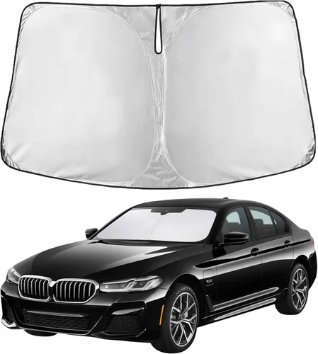Miniatura 137 de Econour Parasol para parabrisas compatible con Honda Civic 2016-2021, protector de parasol plegable para ventana, bloquea los rayos UV y mantiene tu