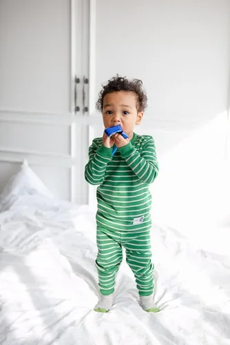 Miniatura 2 de VAENAIT BABY 12M-7T Kids Boys Girls Unisex Toddler Colorful StripeSimple Xmas Holiday Sleepwear Pajama 2pcs Set