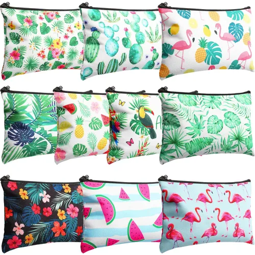 Miniatura 20 de Eccliy 20 bolsas de maquillaje de béisbol, regalos de equipo deportivo a granel, bolsa de cosméticos de béisbol, accesorios para mujeres, bolsa