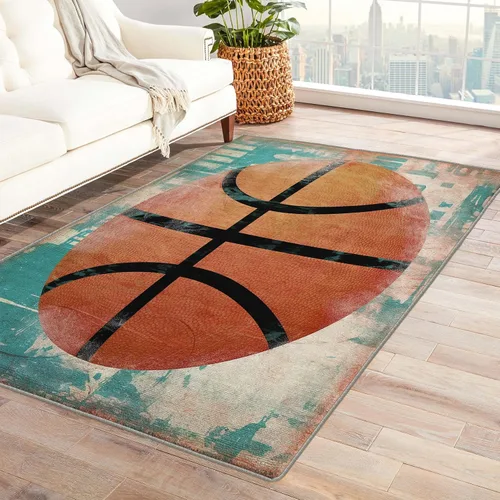 Miniatura 11 de Alfombra retro y decoración del hogar, alfombra lavable de 2 x 3 a 70 segundos, para entrada, sala de estar, dormitorio, tapete antideslizante