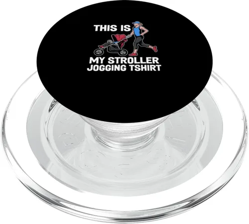 Jogging Stroller Baby Running Buggy Workout Cardio Fitness PopSockets MagSafe PopGrip for iPhone
