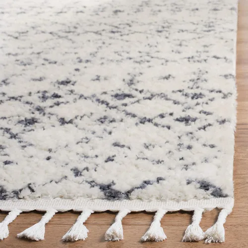 Miniatura 3 de SAFAVIEH Berber Fringe Shag Collection - Alfombra cuadrada, 9 pies, diseño marroquí, no desprende pelusa y de fácil cuidado, 1.2 pulgadas de grosor