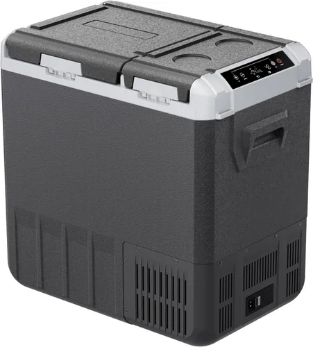 Miniatura 9 de EKOJUCE Refrigerador de coche de 12 voltios, enfriador eléctrico de 37 cuartos (35 litros), congelador portátil de doble zona con 12/24 V CC