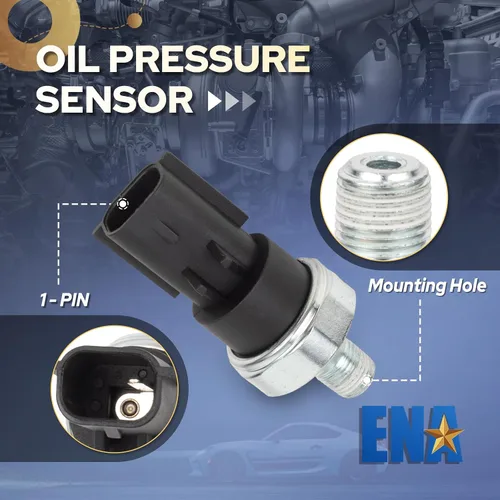 Miniatura 4 de ENA Interruptor de sensor de presión de aceite para PS404 4868672AA 5149059AA compatible con Dodge Ram 1500 2500 3500 Dakota Jeep Grand Cherokee