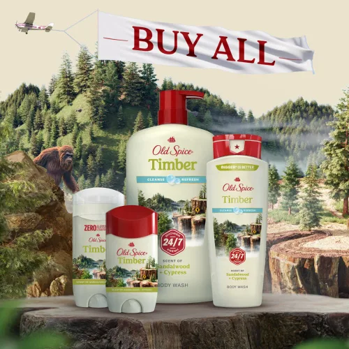 Miniatura 8 de Desodorante antitranspirante Old Spice de sensación seca para hombres, frescura 24/7, protección contra el sudor y el mal olor 24/7, suave