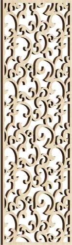 Miniatura 73 de Wheatland Paneles de pared decorativos de madera con calado, 9 3/8 pulgadas de ancho x 24 3/8 pulgadas de alto x 1/4 de alto, nogal