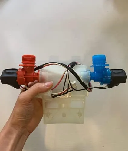 Miniatura 2 de Reemplazo de la válvula de entrada de agua para Whirlpool WTW4810EW2 WTW4815EW1 WTW4815EW2 WTW4816FW0 WTW4816FW1 WTW4816FW2 WTW4850HW0 WTW4855HW0