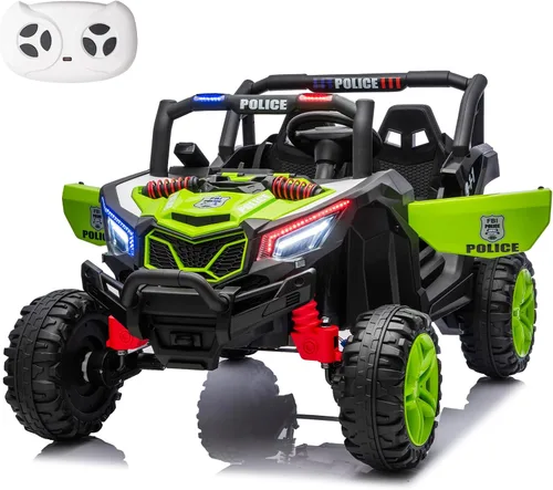 Miniatura 14 de Auto de paseo para niños, juguetes de paseo de 24 voltios, juguete eléctrico para niños a partir de 3 años, 24 V, funciona con batería de 24 V, UTV