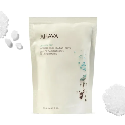 AHAVA Sal de baño mineral del mar muerto - Relajación intensa para cuerpo y mente, eleva la humedad, suaviza y alivia los músculos doloridos,