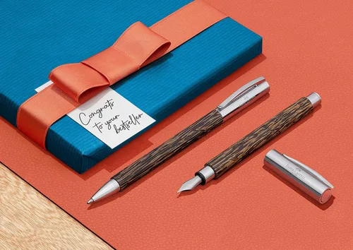 Miniatura 4 de Faber-Castell Ambition Pluma estilográfica de madera de coco B