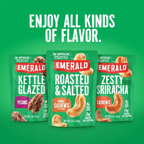 Miniatura 9 de Emerald Nueces secas de almendras tostadas, paquetes de 100 calorías, 7