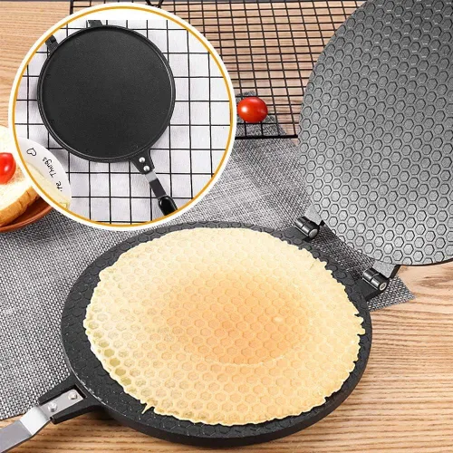 Miniatura 4 de Molde para hacer gofres, molde para hornear de aleación de aluminio, antiadherente, para tartas de cocina, herramienta para hornear pasteles
