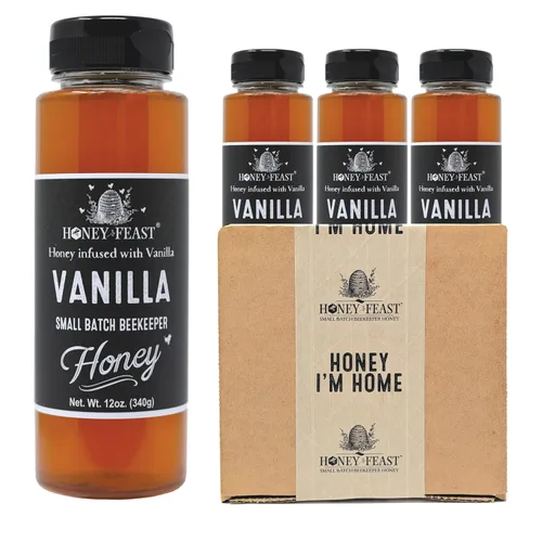 Miniatura 39 de Honey Feast, Miel de Flor Silvestre, 12 Onza