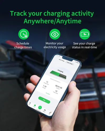 Miniatura 5 de Autel Cargador inteligente para vehículos eléctricos (EV) para el hogar de hasta 50 amperios, 240 V, estación de carga de automóvil para interiores