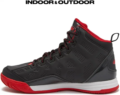 Miniatura 2 de AND1 Showout - Zapatos de baloncesto para niñas y niños, tenis de caña alta para niños, talla juvenil 1 a 7, zapatos de baloncesto para niños