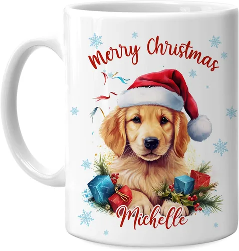 Miniatura 50 de Hyturtle Regalos personalizados para amantes de los osos – Taza de café de cerámica con nombre personalizado de oso con sombrero de Papá Noel