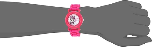 Miniatura 6 de Disney Minnie Mouse - Reloj analógico de cuarzo para niños, Rosado