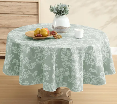 Miniatura 20 de Grapevines - Mantel de vinilo pesado de franela de vinilo de calibre 4 con estampado de uva contemporánea, para interiores y exteriores, cuadrado