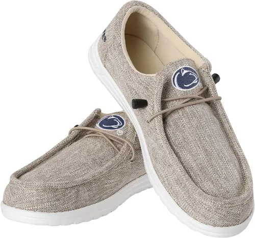 Miniatura 23 de FOCO Men's NCAA College Team Logo Lightweight Loafers Lace Up Cotton Knit Shoes