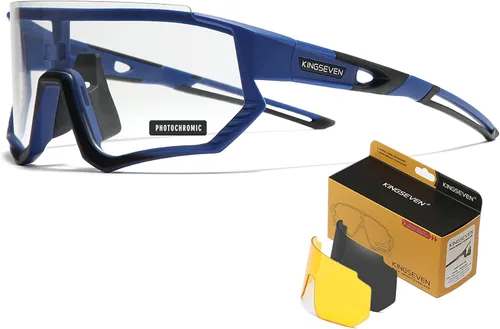 Miniatura 5 de KINGSEVEN Gafas de sol polarizadas de ciclismo para hombre, gafas de sol deportivas MTB gafas de bicicleta UV400 protección LS910 c03