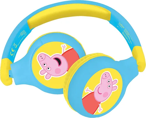 Miniatura 7 de LEXiBOOK - Auriculares inalámbricos recargables 2 en 1 con luces - Sonido estéreo, inalámbrico con cable, plegable, ajustable, luces LED - HPBTKT
