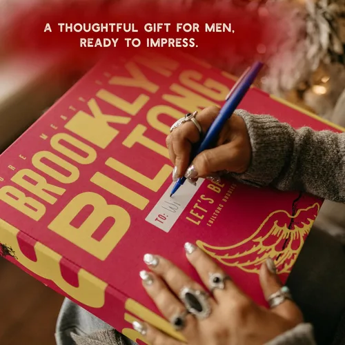 Miniatura 3 de Brooklyn Biltong Regalo de carne seca de res para hombres (Paquete de caja de regalo Biltong de 7) – Carne de res saludable alimentada con pasto