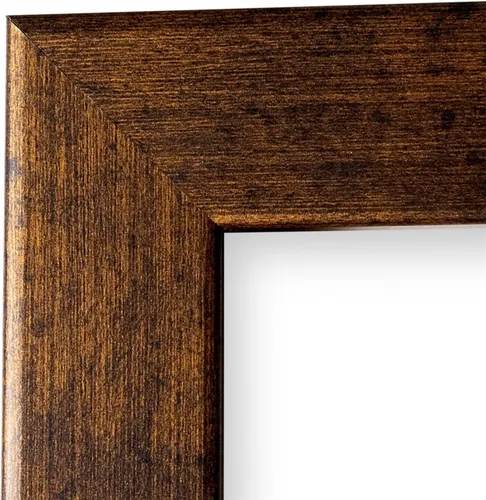 Miniatura 29 de Marco de fotos de 4 x 6 pulgadas, acabado envuelto suave, plano de 1.25 pulgadas de ancho, negro tradicional, MDF compuesto de madera 100% americana