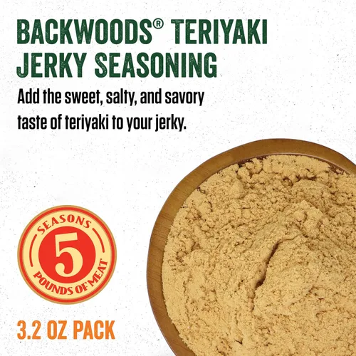 Miniatura 3 de LEM Backwoods Teriyaki Condimento con paquete de curación, 1 oz.