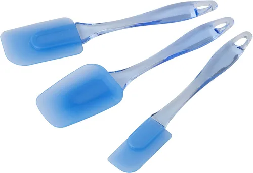 Miniatura 2 de Set de Espátula de silicona Wilton Easy Flex de 3 piezas, Paquete de 1, Azul