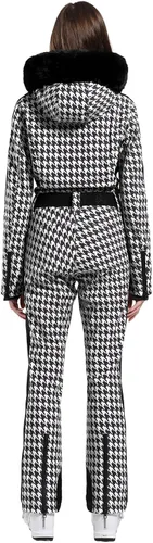 Miniatura 78 de GSOU SNOW Traje de esquí para mujer, traje de nieve de una pieza, para snowboard, delgado, aislante, impermeable, resistente al viento