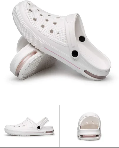 Miniatura 6 de Zuecos unisex para jardín, zapatos de agua, zapatos de playa, sandalias con cojín de aire, ligeras, cómodas