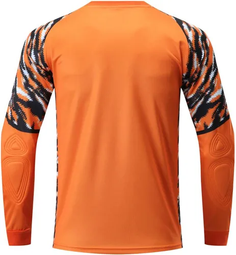 Miniatura 3 de Camiseta de portero de fútbol para niños, camiseta acolchada de manga larga, uniformes de entrenamiento de fútbol