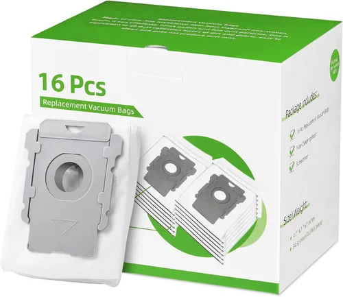 Miniatura 9 de Rowhalf Paquete de 8 bolsas de vacío, filtración eficaz de polvo, compatible con iRobot Roomba i& s & J Series, para i3+, i4+, i5+, i6+, J6+, i7
