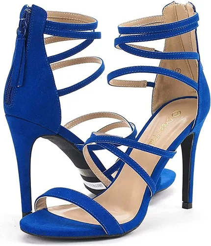 Miniatura 4 de DREAM PAIRS Sandalias de tacón alto para mujer