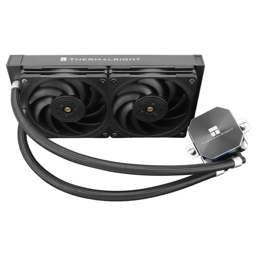Miniatura 7 de Thermalright Frozen Edge 240 Enfriador de agua líquido negro para CPU con ventilador PWM de 4.724 in, especificación de fila fría negra de 240